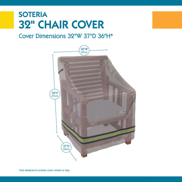 32 in. Duck Covers Soteria RainProof Patio Chair Cover - Image 2